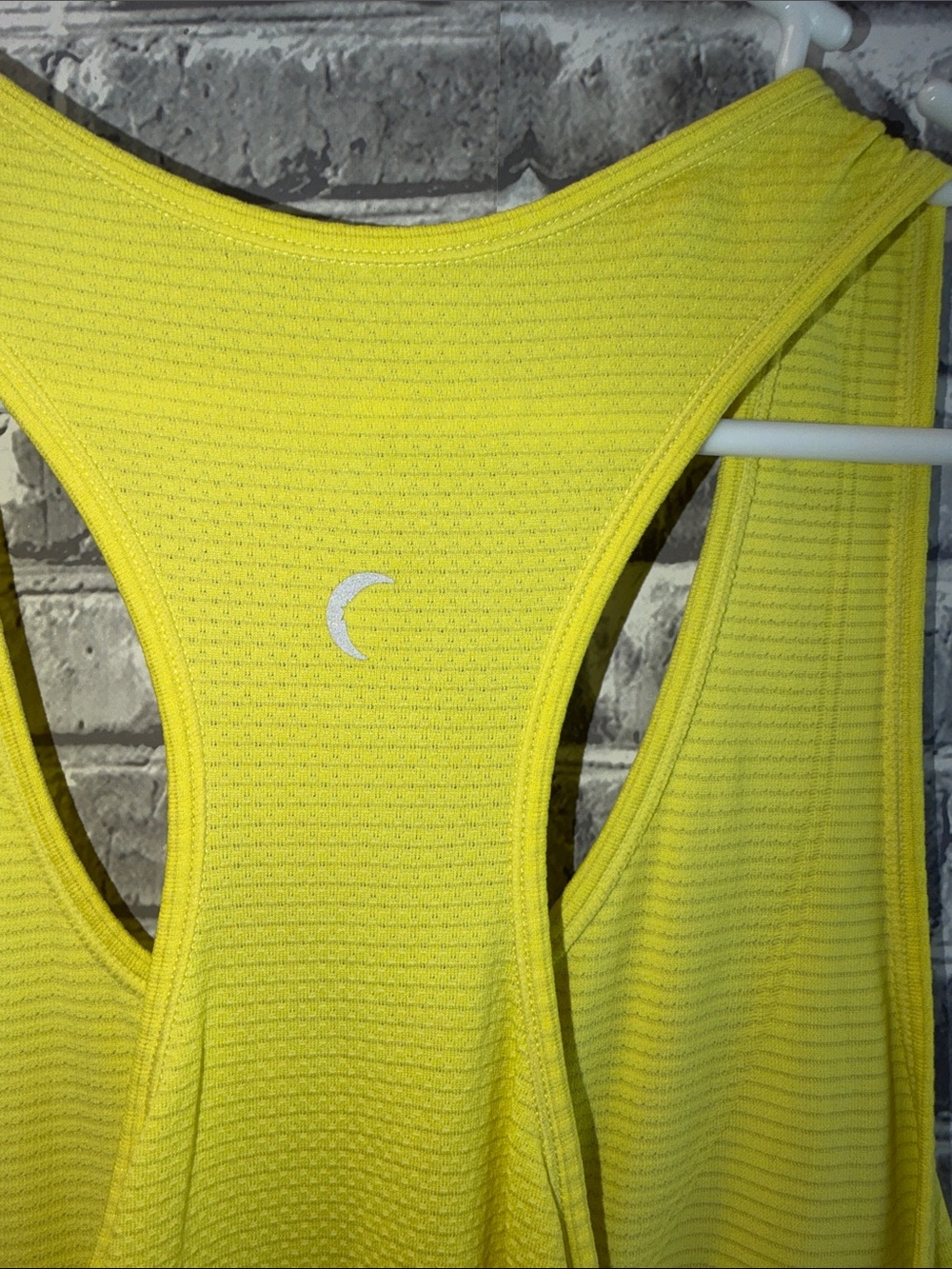 ZYIA Yellow Ribbed Racerback Tank - Picture 4 of 7